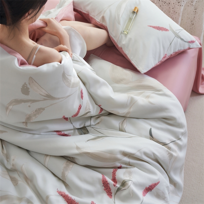 91家纺网 家纺一手货源 找家纺 时年 2023新款天丝印花系列四件套-第三期 妙影