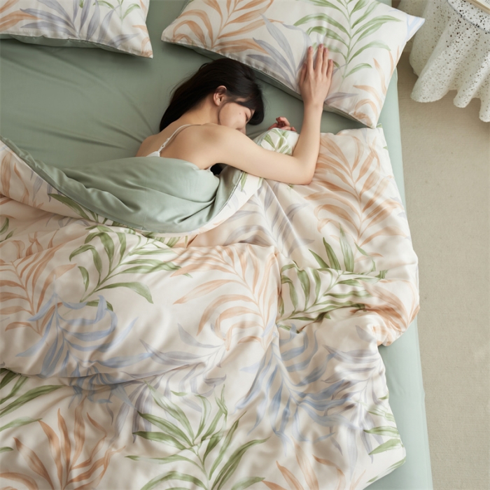 91家纺网 家纺一手货源 找家纺 时年 2023新款天丝印花系列四件套-第三期 赛琳