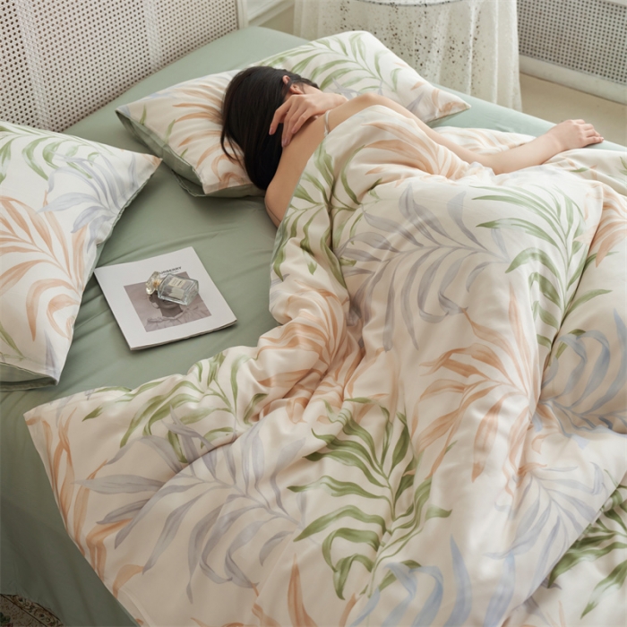 91家纺网 家纺一手货源 找家纺 时年 2023新款天丝印花系列四件套-第三期 赛琳