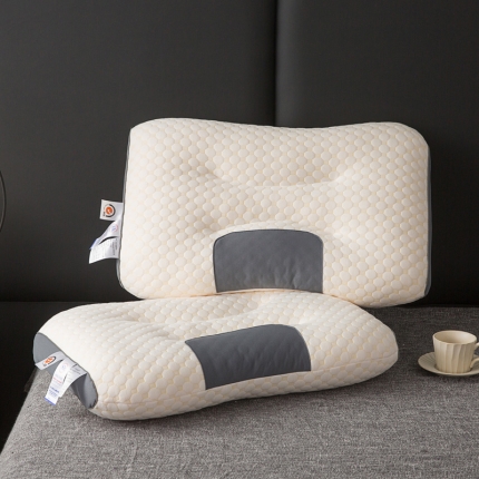 2023新款高克重针织布3D针织棉按摩枕 枕头枕芯
