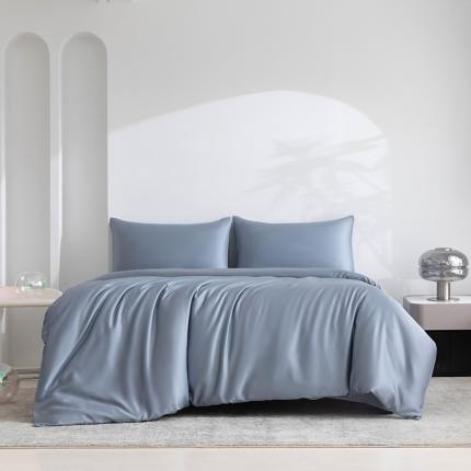 91家纺网 家纺一手货源 找家纺 轩和 2025新款50支兰精天丝四件套 奥地利进口劳伦蓝