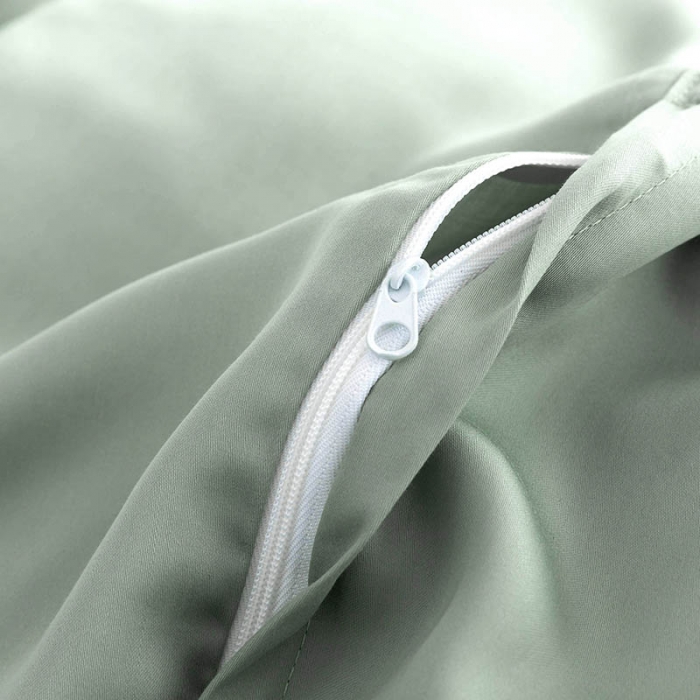 91家纺网 家纺一手货源 找家纺 轩和 2025新款50支兰精天丝四件套 奥地利进口春熙绿