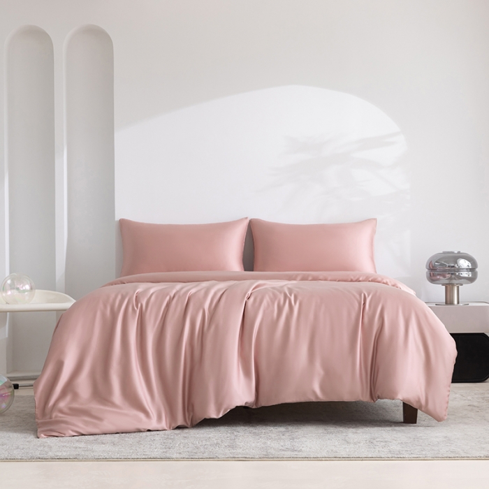 91家纺网 家纺一手货源 找家纺 (总）轩和 2025新款50支纯色单品天丝被套