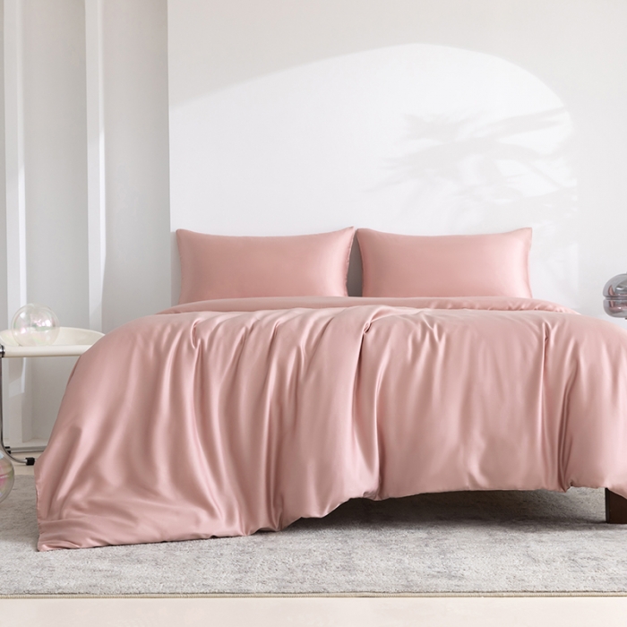 91家纺网 家纺一手货源 找家纺 (总）轩和 2025新款50支纯色单品天丝被套