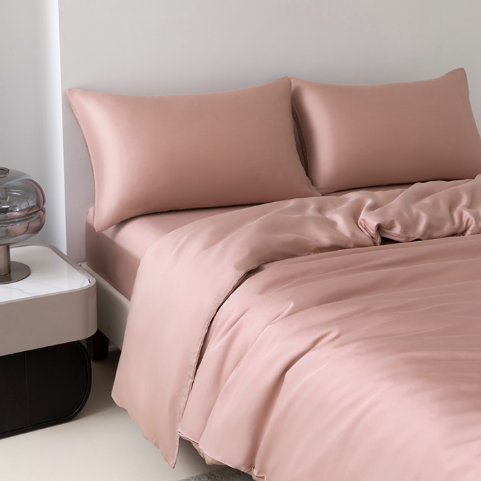 91家纺网 家纺一手货源 找家纺 (总）轩和 2025新款50支纯色单品天丝被套