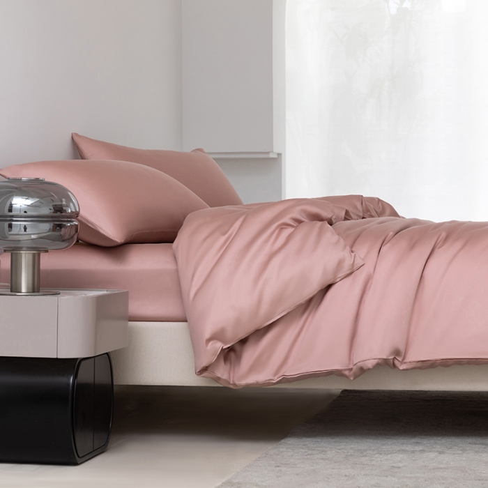 91家纺网 家纺一手货源 找家纺 (总）轩和 2025新款50支纯色单品天丝被套