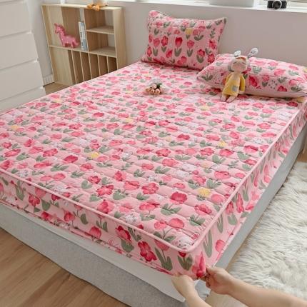 91家纺网 家纺一手货源 找家纺 （总）舒居 2023新款亲肤棉夹棉防水床笠