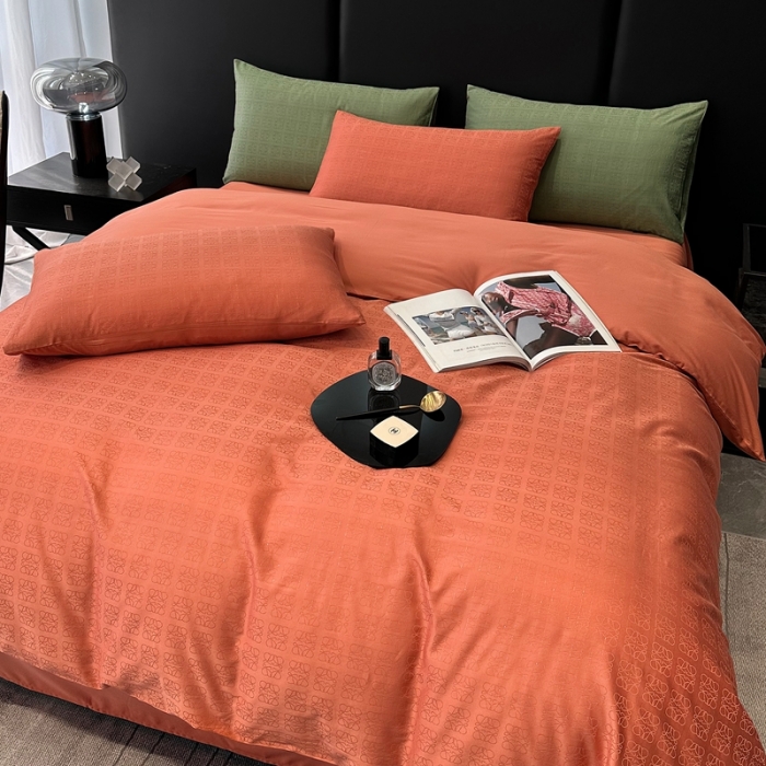 91家纺网 家纺一手货源 找家纺 （总）宅家居 23新款轻奢100支银玺天丝棉CR工艺提花四件套-罗意威