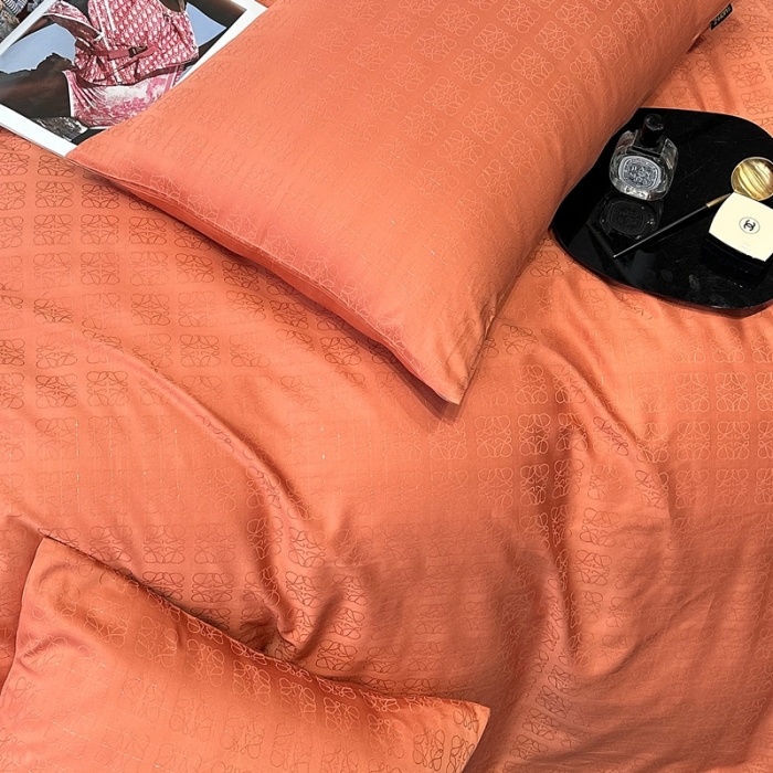 91家纺网 家纺一手货源 找家纺 （总）宅家居 23新款轻奢100支银玺天丝棉CR工艺提花四件套-罗意威