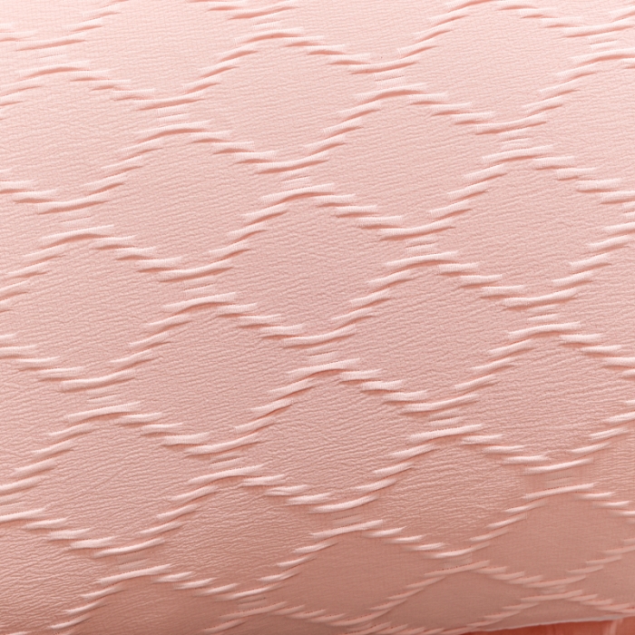 91家纺网 家纺一手货源 找家纺 宅家居 2023新款双层纱菱形格贴布绣花边四件套-罗威系列 罗威-桃粉