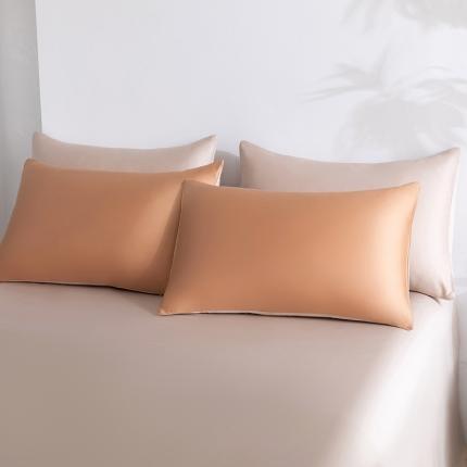 91家纺网 家纺一手货源 找家纺 （总）轩和 2025新款50支纯色天丝单品枕套