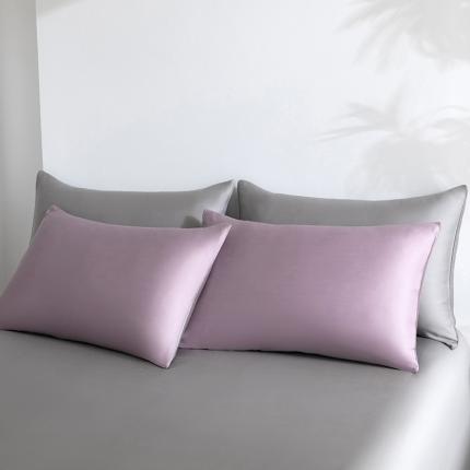 91家纺网 家纺一手货源 找家纺 （总）轩和 2025新款50支纯色天丝单品枕套