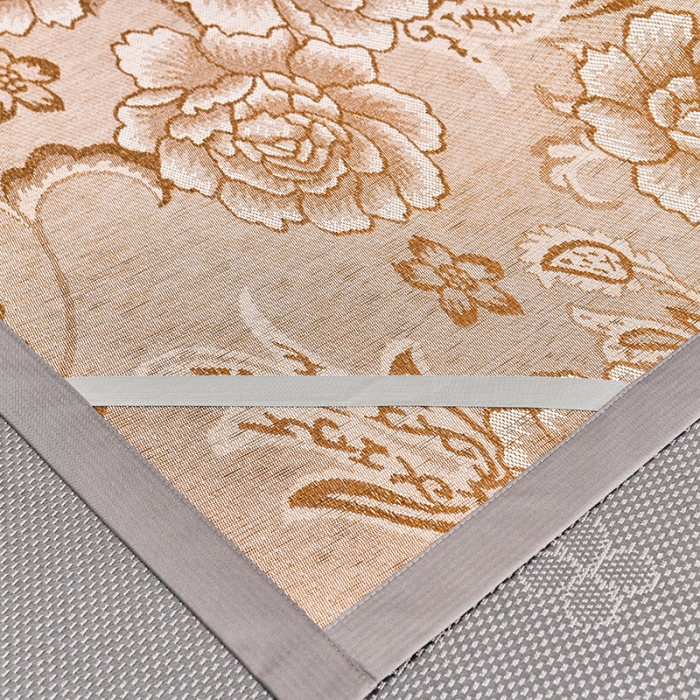 91家纺网 家纺一手货源 找家纺 简一2024新款荷塘月色系列冰藤双面席凉席冰藤席 蝶恋花-提花灰