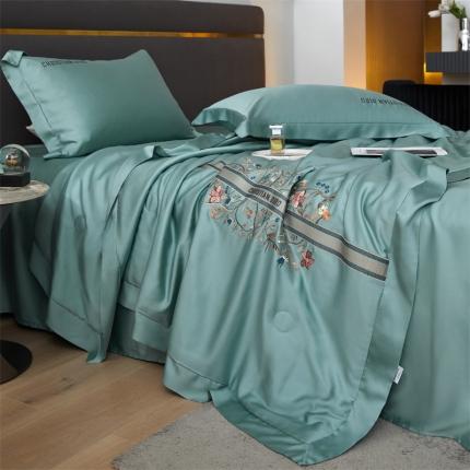 91家纺网 家纺一手货源 找家纺 （总）头等舱 新款奥地利A类兰精天丝60SLF大豆桑蚕丝抗菌夏被