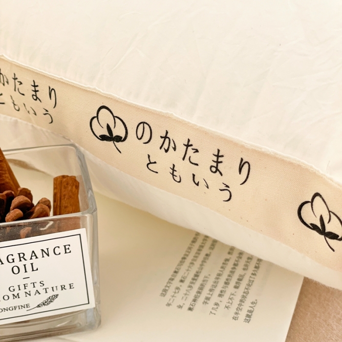 91家纺网 家纺一手货源 找家纺 伟邦 2023新款日式宽边立体枕48*74