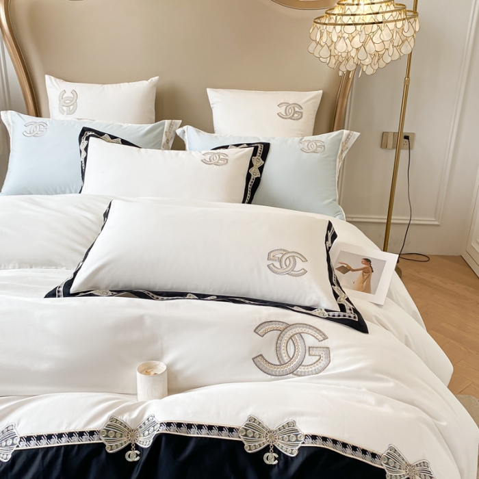 91家纺网 家纺一手货源 找家纺 （总）品家居 2025新款全棉长绒棉四件套-初恋情结