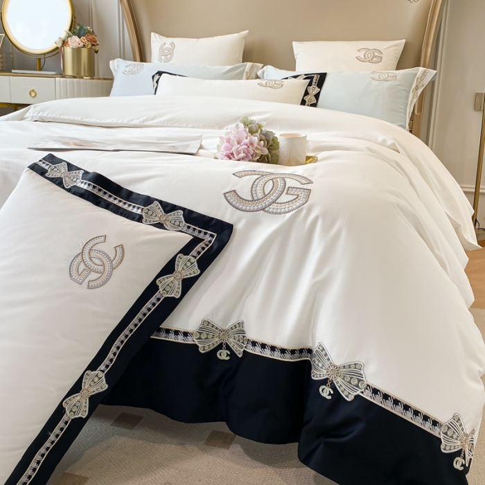 91家纺网 家纺一手货源 找家纺 （总）品家居 2025新款全棉长绒棉四件套-初恋情结