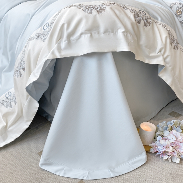 91家纺网 家纺一手货源 找家纺 品家居 2025新款全棉长绒棉四件套-戴安娜 戴安娜-蓝