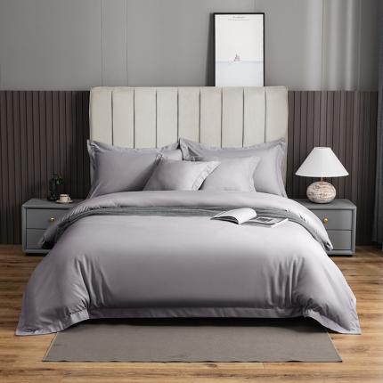 91家纺网 家纺一手货源 找家纺 （总）乐卧家居 2026新款加厚160克宽边宾馆酒店四件套