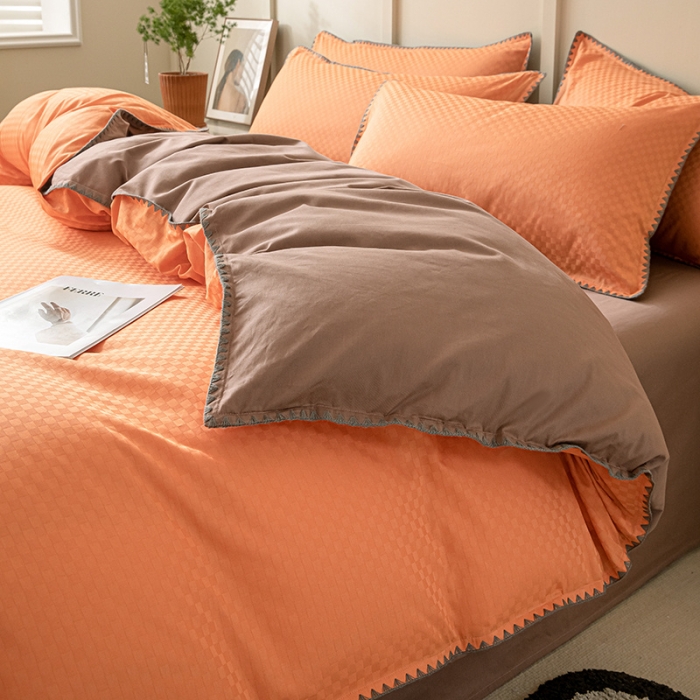 91家纺网 家纺一手货源 找家纺 （总）涵宸 2023新款全棉提花四件套