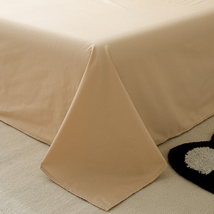 91家纺网 家纺一手货源 找家纺 涵宸 2023新款全棉提花四件套 空城-奶茶色