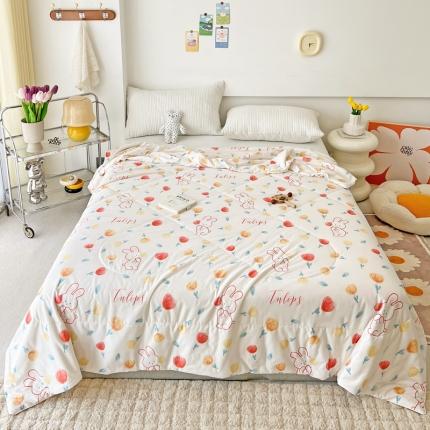 91家纺网 家纺一手货源 找家纺 （总）乐童 2024新款A类针织夏被直播爆款