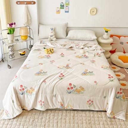 91家纺网 家纺一手货源 找家纺 （总）乐童 2024新款A类针织夏被直播爆款