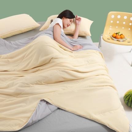 91家纺网 家纺一手货源 找家纺 （总）柔享家（原芷澜家纺） 2025新款凉感丝大豆纤维夏凉被