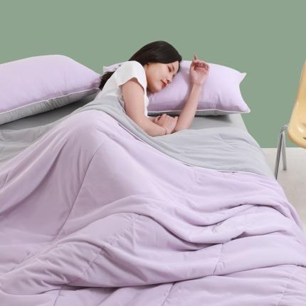 91家纺网 家纺一手货源 找家纺 （总）柔享家（原芷澜家纺） 2025新款凉感丝大豆纤维夏凉被