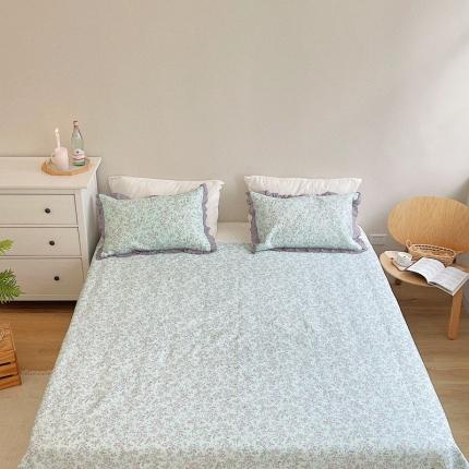 91家纺网 家纺一手货源 找家纺 （总）有货 2023新款全棉棉花酵素纱洗床盖三件套