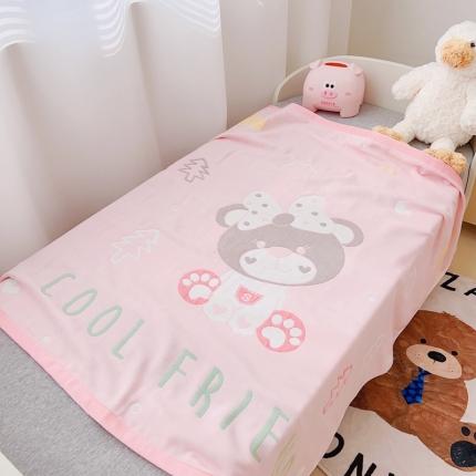 （总）糖豆家纺 2023新款婴儿盖毯全棉纱布毯夏凉被儿童空调被四层纱布