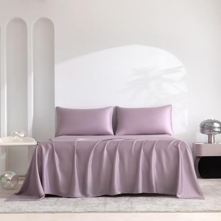 轩和 2024新款100支纯色天丝单床单 香气紫