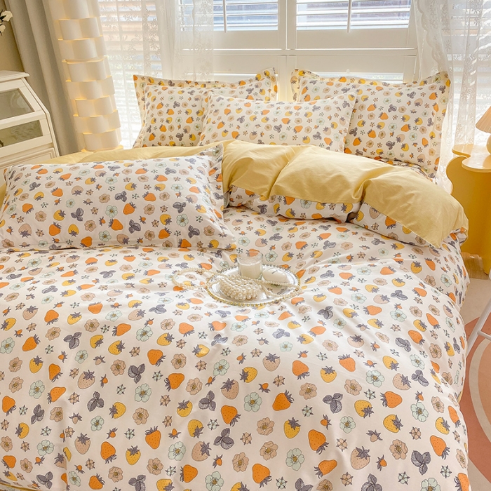 91家纺网 家纺一手货源 找家纺 元元被芯 2023全棉被套单品 草莓派