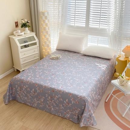 91家纺网 家纺一手货源 找家纺 元元被芯 2023全棉床单单品 微光-灰