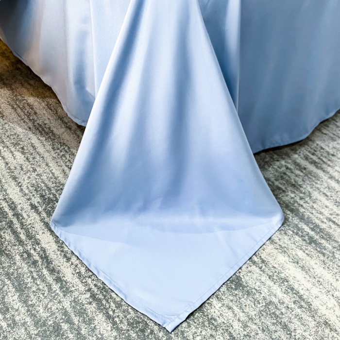 91家纺网 家纺一手货源 找家纺 （总）红日子纺织品 2023新款水洗真丝绣花四件套