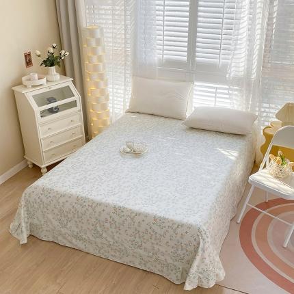 91家纺网 家纺一手货源 找家纺 元元被芯 2023全棉床单单品 雪莉-绿