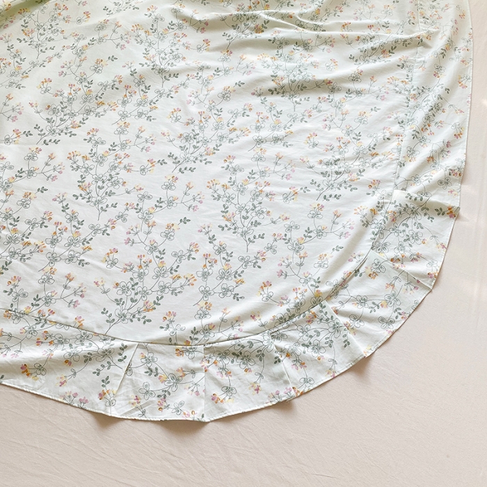 91家纺网 家纺一手货源 找家纺 元元被芯 2023全棉床单单品 雪莉-绿