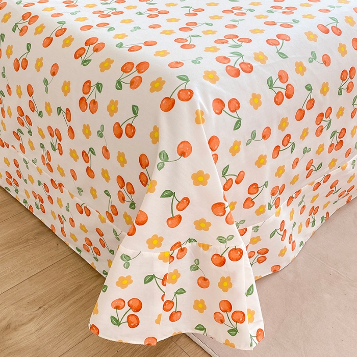 91家纺网 家纺一手货源 找家纺 元元被芯 2023全棉床单单品 樱桃园