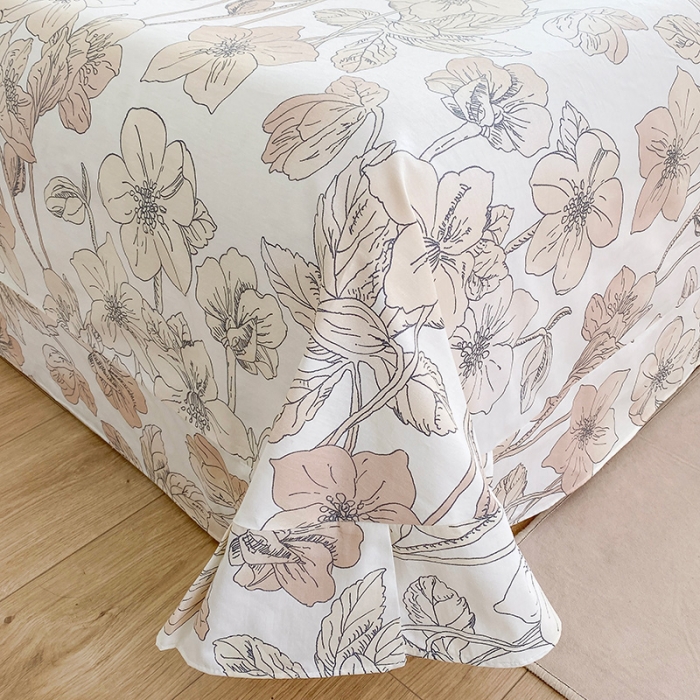 91家纺网 家纺一手货源 找家纺 元元被芯 2023全棉床单单品 优雅恋人