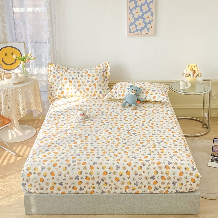 91家纺网 家纺一手货源 找家纺 元元被芯 2023全棉床笠13372 草莓派Q