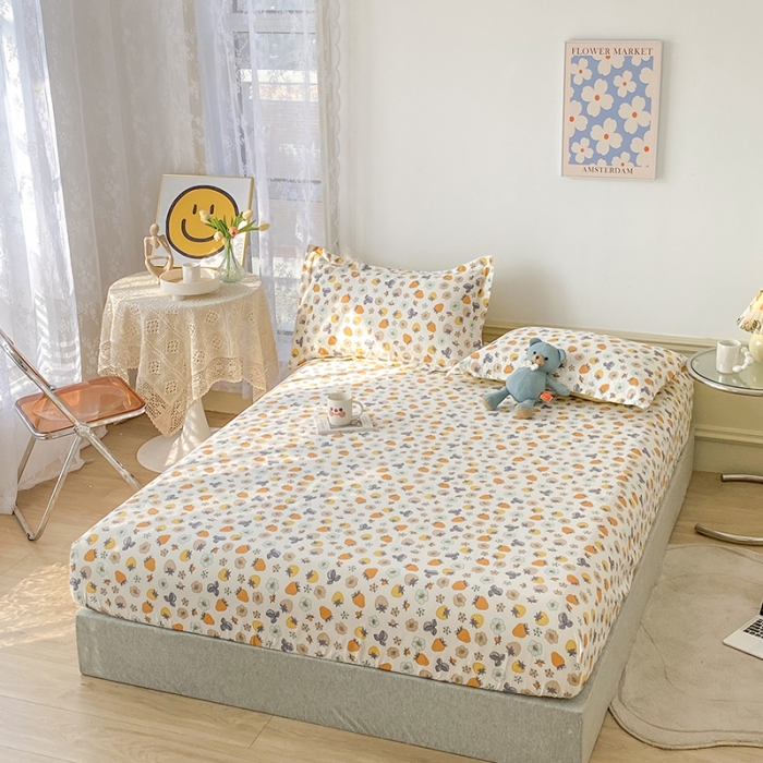 91家纺网 家纺一手货源 找家纺 元元被芯 2023全棉床笠13372 草莓派Q