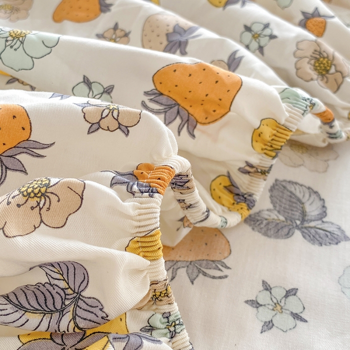 91家纺网 家纺一手货源 找家纺 元元被芯 2023全棉床笠13372 草莓派Q