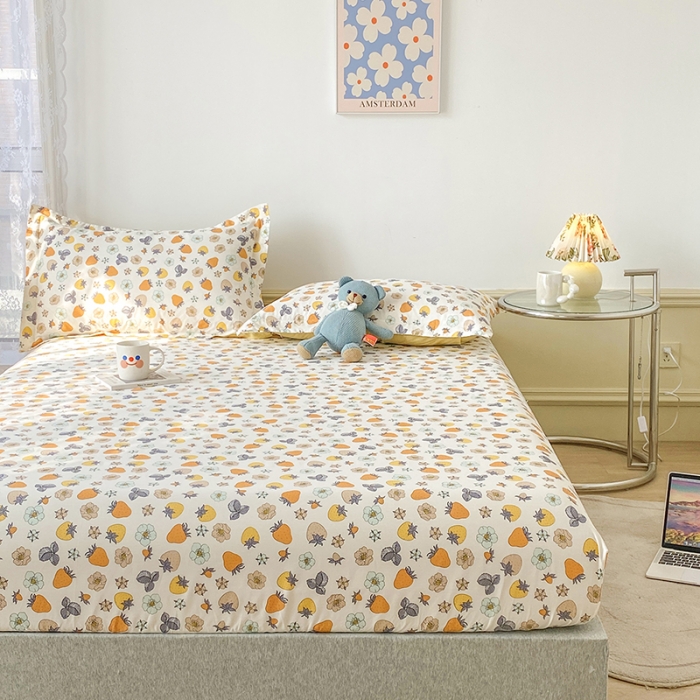 91家纺网 家纺一手货源 找家纺 元元被芯 2023全棉床笠13372 草莓派Q