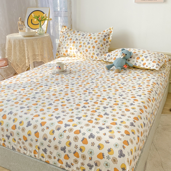 91家纺网 家纺一手货源 找家纺 元元被芯 2023全棉床笠13372 草莓派Q