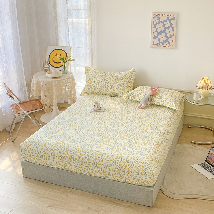 91家纺网 家纺一手货源 找家纺 元元被芯 2023全棉床笠13372 春野Q