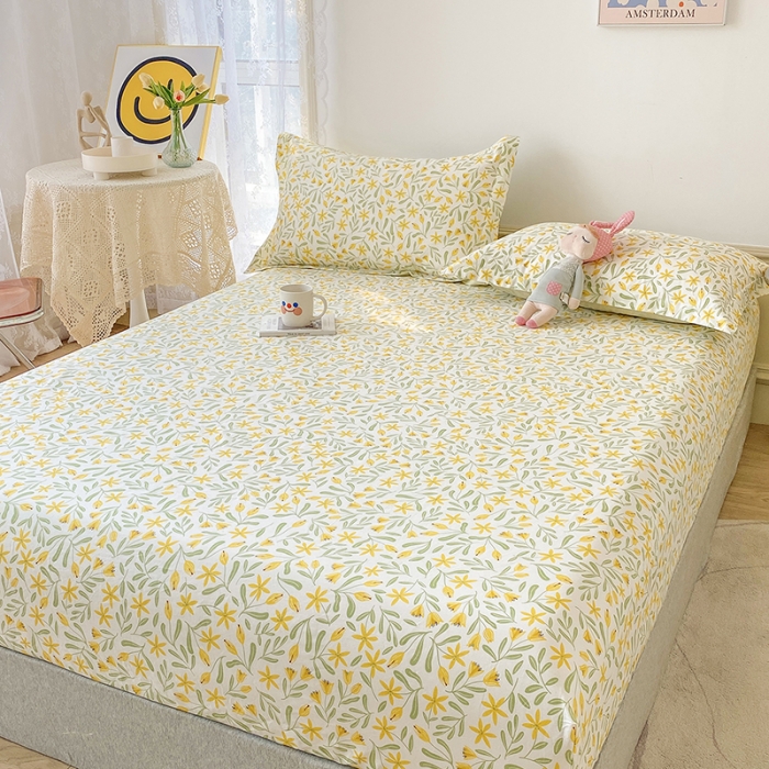 91家纺网 家纺一手货源 找家纺 元元被芯 2023全棉床笠13372 春野Q