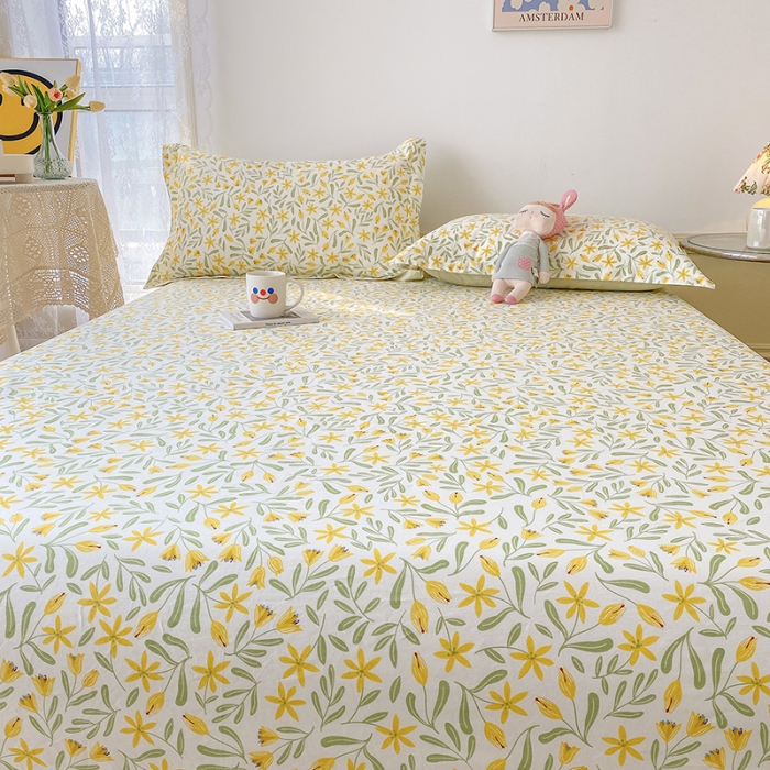 91家纺网 家纺一手货源 找家纺 元元被芯 2023全棉床笠13372 春野Q