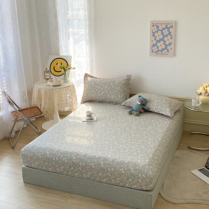 91家纺网 家纺一手货源 找家纺 元元被芯 2023全棉床笠13372 觅彩