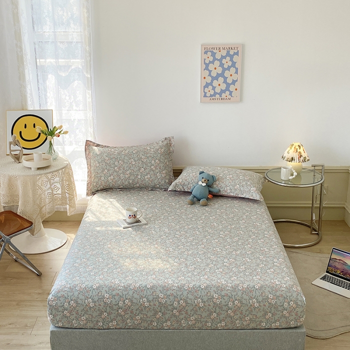 91家纺网 家纺一手货源 找家纺 元元被芯 2023全棉床笠13372 觅彩