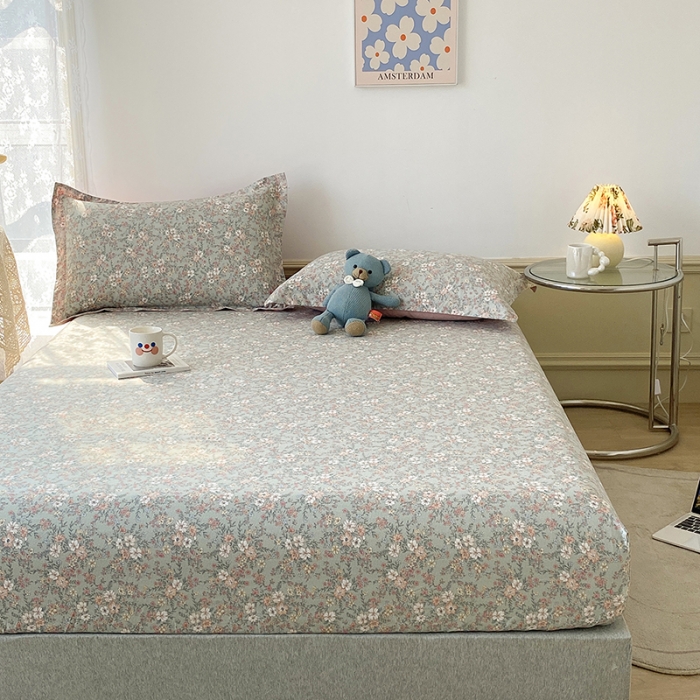 91家纺网 家纺一手货源 找家纺 元元被芯 2023全棉床笠13372 觅彩